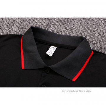 Camiseta Polo del AC Milan 2022-2023 Negro