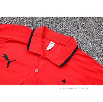 Camiseta Polo del AC Milan 2023-2024 Rojo