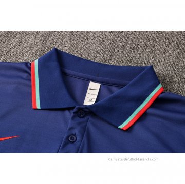 Camiseta Polo del Barcelona 2021 Azul