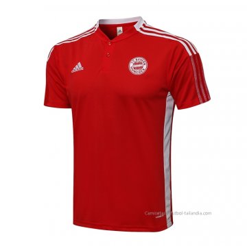 Camiseta Polo del Bayern Munich 2021-2022 Rojo Camiseta Polo del Bayern Munich 2021-2022 Rojo