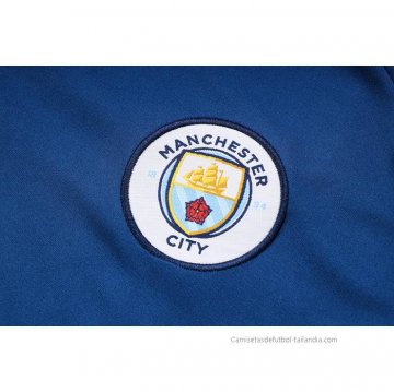 Camiseta Polo del Manchester City 2023-2024 Azul