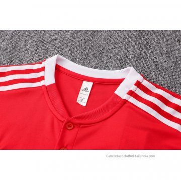 Camiseta Polo del Manchester United 2021-2022 Rojo