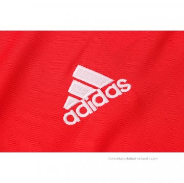Camiseta Polo del Manchester United UCL 2021-2022 Rojo