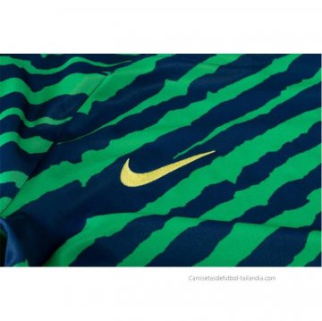 Camiseta Pre Partido del Brasil 2022 Verde