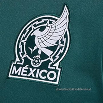 Camiseta Pre Partido del Mexico 2026 Verde Blanco