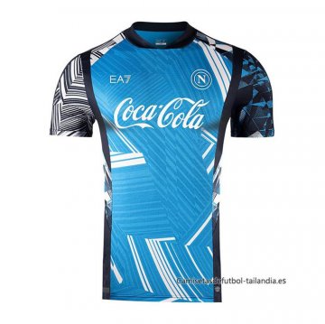 Camiseta Pre Partido del Napoli 2024 Azul Camiseta Pre Partido del Napoli 2024 Azul