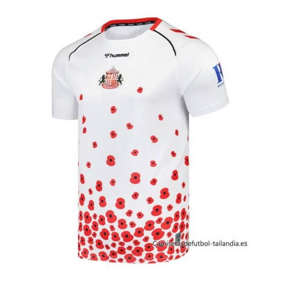 Camiseta Pre Partido del Sunderland 2024 Blanco - Haga un click en la imagen para cerrar
