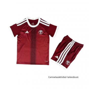 1ª Camiseta Qatar Nino 2026