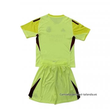Camiseta Real Madrid Portero Nino 2025-2026 Amarillo