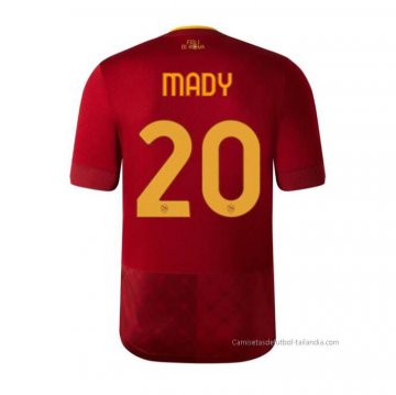 1ª Camiseta Roma Jugador Mady 2022-2023 1ª Camiseta Roma Jugador Mady 2022-2023