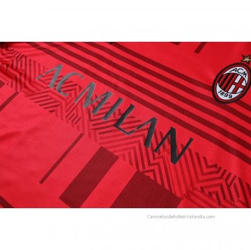 Camiseta de Entrenamiento AC Milan 2022-2023 Rojo
