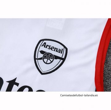 Camiseta de Entrenamiento AC Milan Sin Mangas 2025-2026 Blanco