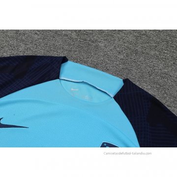 Camiseta de Entrenamiento Atletico Madrid 2022-2023 Azul