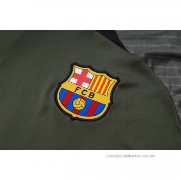 Camiseta de Entrenamiento Barcelona 2023-2024 Verde Oscuro
