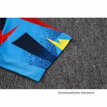 Camiseta de Entrenamiento Barcelona 2025-2026 Azul Rojo