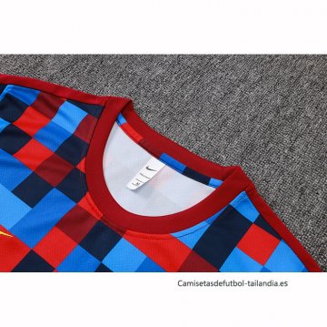 Camiseta de Entrenamiento Barcelona 2026-2027 Azul Rojo