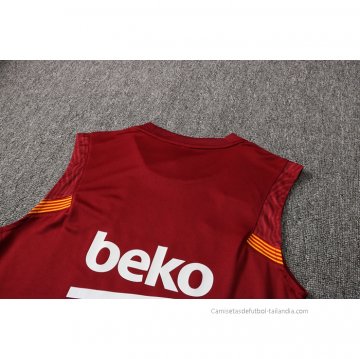 Camiseta de Entrenamiento Barcelona Sin Mangas 2021-2022 Rojo