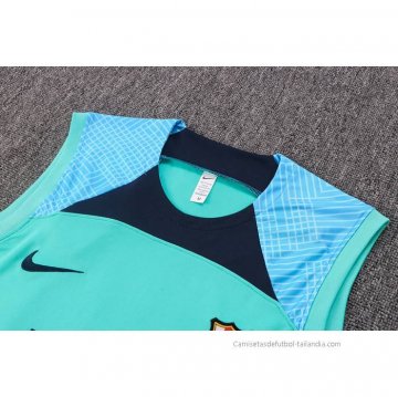 Camiseta de Entrenamiento Barcelona Sin Mangas 2022-2023 Verde