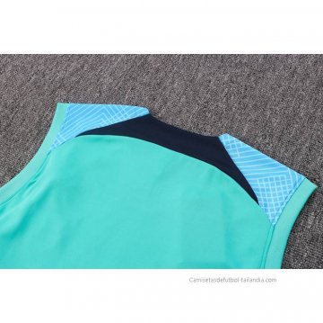 Camiseta de Entrenamiento Barcelona Sin Mangas 2022-2023 Verde