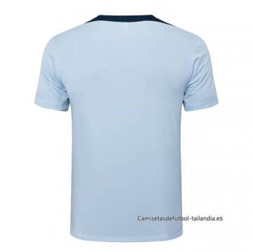 Camiseta de Entrenamiento Francia 2024-2025 Azul Claro