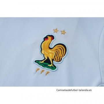 Camiseta de Entrenamiento Francia 2024-2025 Azul Claro
