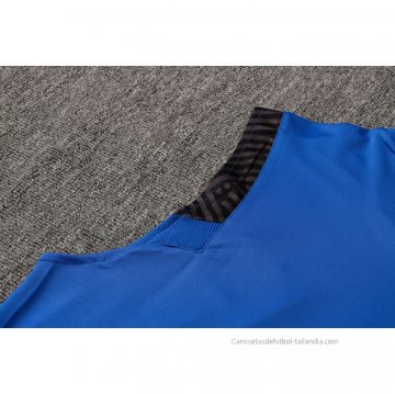 Camiseta de Entrenamiento Inter Milan Sin Mangas 2021-2022 Azul