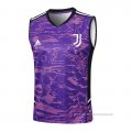 Camiseta de Entrenamiento Juventus Sin Mangas 2023-2024 Purpura