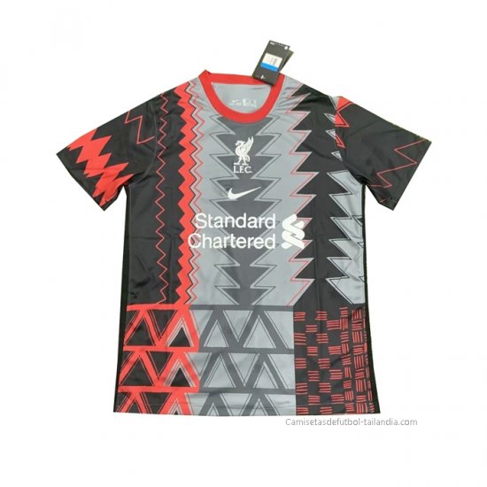 Camiseta de Entrenamiento Liverpool 2021 Gris - Haga un click en la imagen para cerrar
