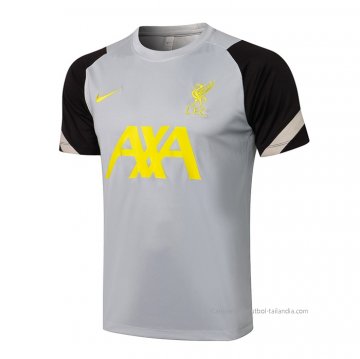 Camiseta de Entrenamiento Liverpool 2021-2022 Gris Camiseta de Entrenamiento Liverpool 2021-2022 Gris