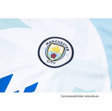 Camiseta de Entrenamiento Manchester City 2024-2025 Azul