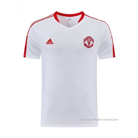 Camiseta de Entrenamiento Manchester United 2023-2024 Blanco - Haga un click en la imagen para cerrar