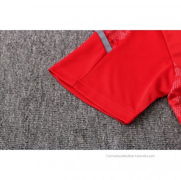 Camiseta de Entrenamiento Manchester United 2021-2022 Rojo