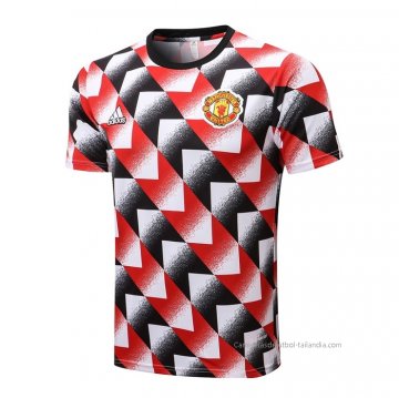Camiseta de Entrenamiento Manchester United 2022-2023 Negro y Rojo Camiseta de Entrenamiento Manchester United 2022-2023 Negro y Rojo