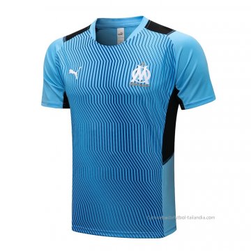 Camiseta de Entrenamiento Olympique Marsella 2021-2022 Azul Camiseta de Entrenamiento Olympique Marsella 2021-2022 Azul