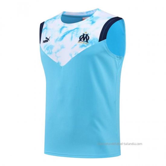 Camiseta de Entrenamiento Olympique Marsella Sin Mangas 2022-2023 Azul - Haga un click en la imagen para cerrar