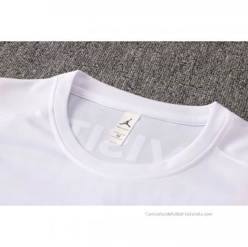 Camiseta de Entrenamiento Paris Saint-Germain Jordan 2021-2022 Blanco