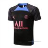 Camiseta de Entrenamiento Paris Saint-Germain Jordan 2022-2023 Negro y Azul Camiseta de Entrenamiento Paris Saint-Germain Jordan 2022-2023 Negro y Azul