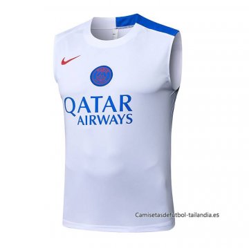 Camiseta de Entrenamiento Paris Saint-Germain Sin Mangas 2025-2026 Blanco