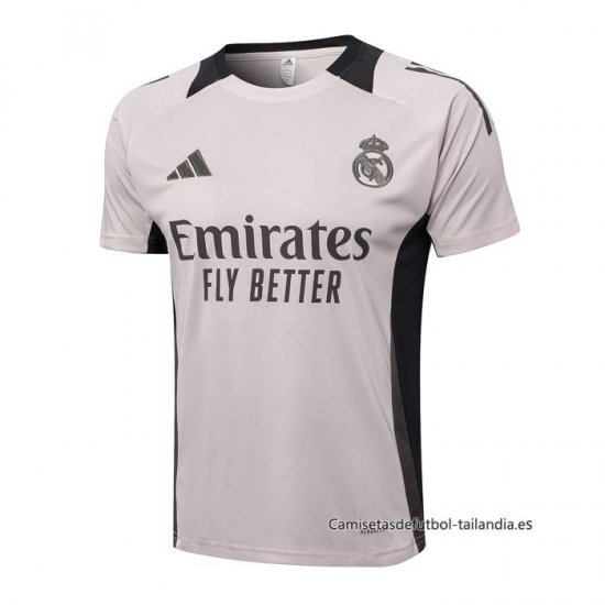 Camiseta de Entrenamiento Real Madrid 2024-2025 Rosa Claro - Haga un click en la imagen para cerrar