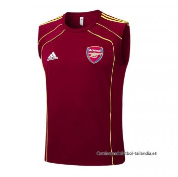 Camiseta de Entrenamiento Roma Sin Mangas 2025-2026 Rojo Camiseta de Entrenamiento Roma Sin Mangas 2025-2026 Rojo