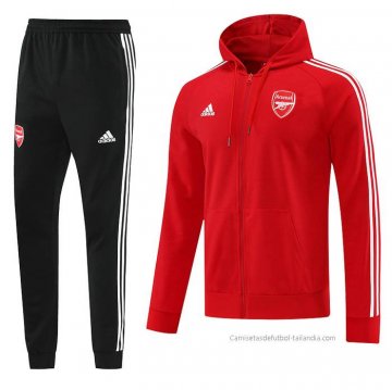 Chandal con Capucha del Arsenal 2022-2023 Rojo