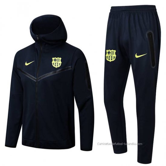 Chandal con Capucha del Barcelona 2022-2023 Azul - Haga un click en la imagen para cerrar
