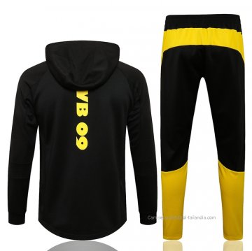 Chandal con Capucha del Borussia Dortmund 2021-2022 Negro