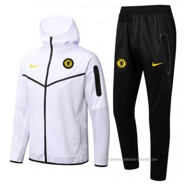 Chandal con Capucha del Chelsea 2022-2023 Blanco Chandal con Capucha del Chelsea 2022-2023 Blanco