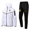 Chandal con Capucha del Inter Milan 2022-2023 Blanco Chandal con Capucha del Inter Milan 2022-2023 Blanco