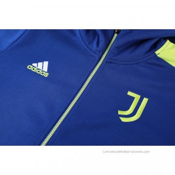 Chandal con Capucha del Juventus 2021-2022 Azul