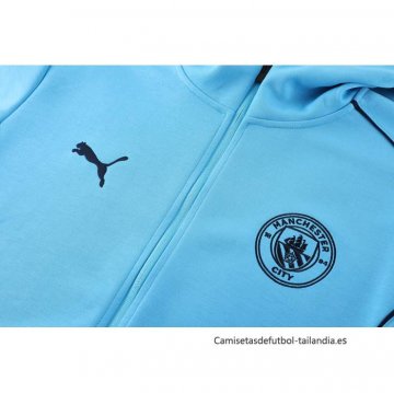 Chandal con Capucha del Manchester City 2024-2025 Azul