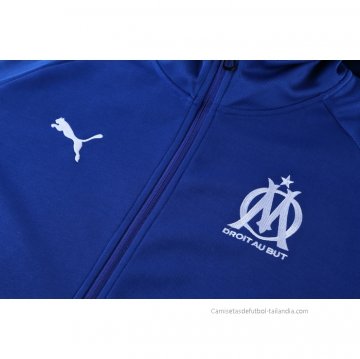 Chandal con Capucha del Olympique Marsella 2021-2022 Azul
