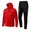 Chandal con Capucha del Paris Saint-Germain 2022-2023 Rojo Chandal con Capucha del Paris Saint-Germain 2022-2023 Rojo