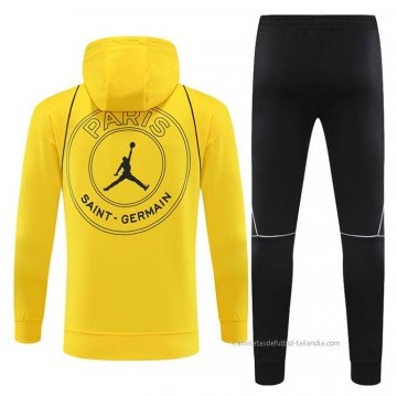 Chandal con Capucha del Paris Saint-Germain Jordan 2023 Amarillo